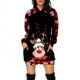 thumbnail image 1 of Vestido de noche de punto con estampado de árbol de Navidad para mujer, vestido de fiesta con capucha, moda de otoño, holgado, Sexy, Mini Festival, ropa femenina, 1 of 5