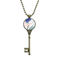 thumbnail image 1 of Heaven s Art Pattern Key Necklace Pendant Tray Embellished Chain, 1 of 3