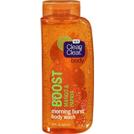 Clean & Clear Boost Mango & Papaya Morning Burst Body Wash ...