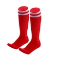 thumbnail image 7 of ITSAME Boys Soccer Uniform Set 3-Piece T-Shirt&Shorts with Knee-High Socks Football Training Outfits Red Size 14, 7 of 7