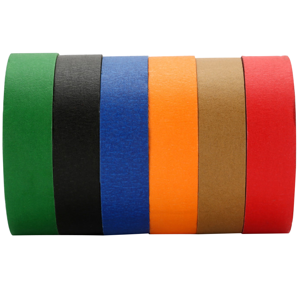 6 Rolls of DIY Paper Tape Photo Album Tape Gift Wrapping Tapes Random