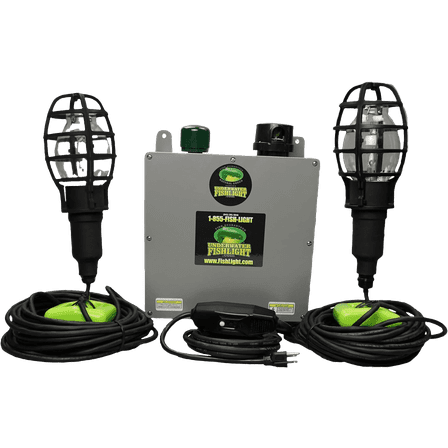 Underwater Fish Light 175-Watt Double Dock Light