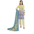 thumbnail image 1 of Indian salwar kameez suit women ready to wear Pakistani cotton lawn embroidered, 1 of 6