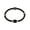 Black Black Buttons, variant on Anion Energy Silicone Bracelet Magnetic Snap Men And Women