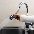 thumbnail image 2 of Labymos Universal 360° Rotating Tap Movable Kitchen Tap Head Water Saving Nozzle Sprayer 3-gears to, 2 of 8