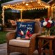 thumbnail image 4 of 2 Pack 18x18 Inch 45x45cm Patriotic Throw Pillow Covers Happy Of July Gods Blessed America Pillow Cases For Independence Day Home Decor, 4 of 6