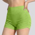 thumbnail image 4 of felwors Hidden Scrunch Booty Lifting Seamless Workout Shorts Athletic Gym Running Yoga Green for Size L, 4 of 4
