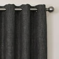 thumbnail image 3 of Quinn 95-Inch Grommet Top 100% Blackout Window Curtain Panel in Black/Charcoal, 3 of 3