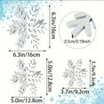 thumbnail image 3 of Christmas 3D Snowflake Foam Board Creative Desktop Decoration Set Perfect For Party And Holiday Ambiance, 3 of 5