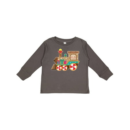 

Inktastic Christmas Train Gift Toddler Boy or Toddler Girl Long Sleeve T-Shirt