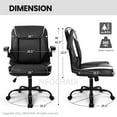 Neo Chair Mid Back Ergonomic Executive PU Leather Chair with Padded