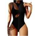 thumbnail image 5 of TIHLMK Swimsuit Women Women's Print Bikini Swimsuit Filled Bra One-Piece Swimwear Beachwear, 5 of 5