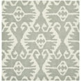 thumbnail image 6 of SAFAVIEH Wyndham Dzvonko Southwestern Wool Runner Rug, Grey/Ivory, 2'3" x 7', 6 of 10