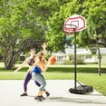 thumbnail image 2 of Costway Panier de Basketball Portable Hauteur Réglable avec 2 Filets et Roues, 2 of 10