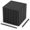 Black+Gray, variant on Costway 0.55" Thick Gym Flooring, 12 Pcs Exercise Equipment Workout Mats with Rubber Top Black