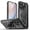 Black, variant on Case For IPhone 16/16Plus/16Pro/16Pro Max, Adjustable Ring Bracket Shell Magnetic Shockproof Bumper Cover