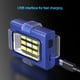 thumbnail image 5 of Taillight Type-C Charging Red Blue Outdoor Night Headlight Pen Clip Running Light, 5 of 5