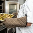 thumbnail image 6 of Bestguard Oven Mitt, 17", WebGuard Plus Fabric, Tan, Pair | Bundle of 5, 6 of 6