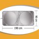 thumbnail image 4 of Parasol para coche de 190 x 90 cm, reflectante, plateado, para ventana frontal, protector solar contra rayos UV, 4 of 4