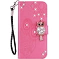 thumbnail image 6 of Fit for Apple iPhone 14 Pro Max Wallet Case with Card Holder, DIY      Diamond PU Leather Flip Phone Cover Case for iPhone 14 Pro Max      Pink, 6 of 14