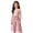 Pink, variant on Girls Cotton Linen Wide Leg Shorts , Elastic Waist Culottes, Casual 2-Piece Outfit for Kids Summer White 3-4 Years