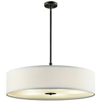 42196OZ Kichler Lighting 5 light Pendant - with Transitional inspirations - 12 inches tall by 30 inches wide-Olde Bronze Finish