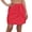 Red, variant on Summer Skirts for Women Casual Elastic Drawstring Waist Cargo Skort Hiking Outdoor Golf Skirts Trendy Mini Skort Pink XL