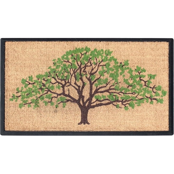 A1HC Natural Coir & Rubber Door Mat, 30x48, Thick Durable Doormats for Outdoor Entrance, Heavy Duty Large Size Doormat, Anti-Shed Doormat, Fade-Resistant Door mat, Long Lasting, Front Porch Entry Rug