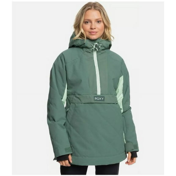 Roxy Women's Radiant Lines Overhead DryFlight Jacket, Dark Forest, X-Small