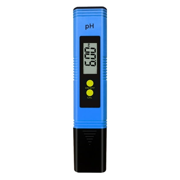Medidor de pH, bolígrafo medidor de pH de 0.01, alta precisión, profesional (azul)