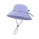 thumbnail image 4 of Sombrero de pescador de ala ancha, moderno, protector solar, ideal para uso diario, viajes por la calle. Púrpura, 4 of 9