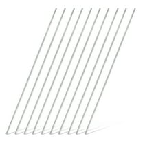 20pcs 316 Stainless Steel Round Rod Bar, 1x150mm Silver Solid Shaft Rods