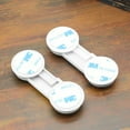 thumbnail image 7 of Cabinet Locks Adhesive Baby Proofing Latches Multi-Purpose 1Pc, Perfect For Busy Parents To Secure Cabinets And Create A Safe Home For Toddlers, Improved Double Press Design, 7 of 7