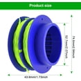 thumbnail image 3 of KLS124-03 Dual-line Spool 0.080'' 20Ft Compatible with Kobalt 24-Volt KST 2024A-03 KST1124B-03 Max Weed Wacker String Trimmer,Replacement for Kobalt Weed Eater String,8-Spool, 3 of 4