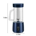 thumbnail image 3 of DPTALR Fruit And Vegetable Juicer, Portable Blender, Household Small Rechargeable Juicer Cup, Electric Mini Juicer, 6 Blades, Kitchen Gadgets, 3 of 9