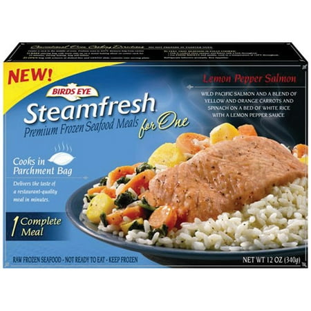 Birds Eye Steamfresh: Lemon Pepper Salmon Complete Meal, 12 Oz