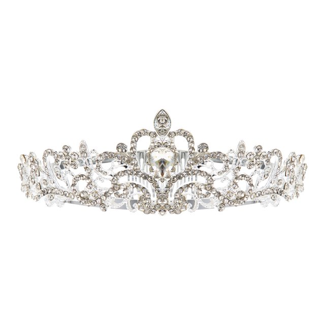 MasteelfCA 1 Pce Couronne de Mariage en Strass Coiffe de Mariée Diadème de Mariage pour Fille