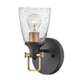 thumbnail image 6 of 51270BK Hinkley Lighting Easton - 1 Light Bath Vanity-Black/Heritage Brass Finish, 6 of 13