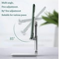 thumbnail image 3 of Foldable Cell Phone Holder Stand Extendable Adjustable Phone Holder Cradle for iPhone 13 12 11 and All Smartphones, 3 of 5