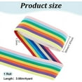 thumbnail image 5 of 5Yards Ethnic Style Nylon Elastic Band 2inch Wide Sewing Elastic Bands Camel Color Flat with Horse Eye Pattern Rubber Cord Band, 5 of 9