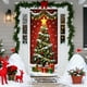 thumbnail image 5 of Cubierta Navideña para Puerta de 35 X 71 Pulgadas | Tela de Poliéster con Estampado de Papá Noel | Decoración Navideña Duradera para Puertas, Paredes y Mesas | Fácil de Instalar para Fiestas Navideña, 5 of 6