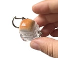 thumbnail image 6 of Caramel Bread Keyboard Fidget Toy Keychain, Clicking Sound, Stress Relief Gadget, 6 of 8