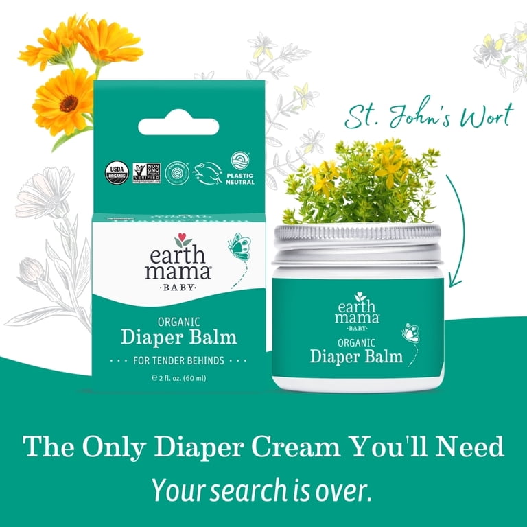 Earth Mama Organic Diaper Balm, 2 fl oz photo 6