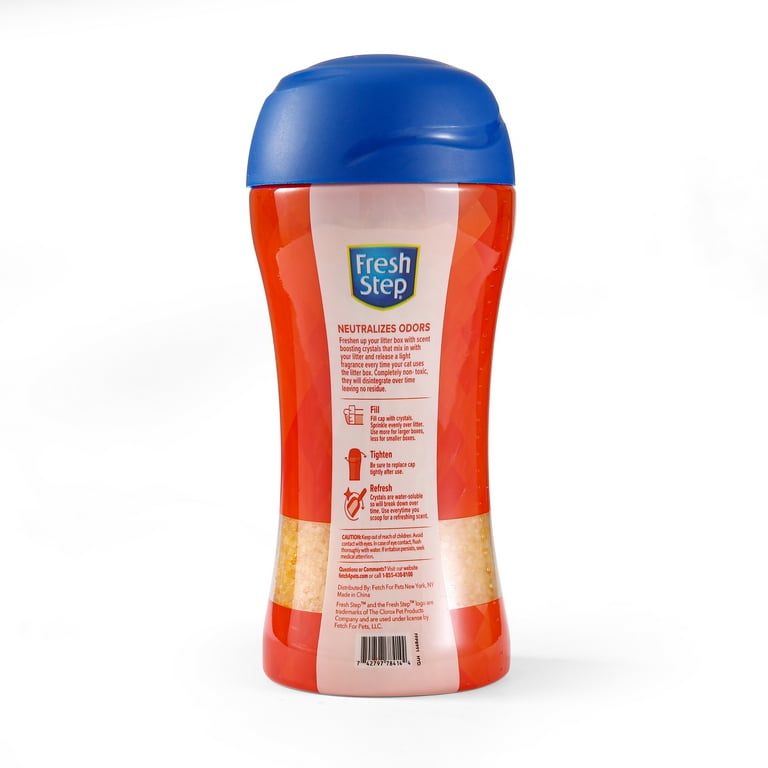 Fresh Step Deodorizing Cat Litter Crystals In Tropical Breeze Scent 15oz Walmart