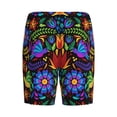 thumbnail image 5 of Easygdp Colorful Floral Men's Short Pajama Pants, Sleep Shorts, Household Pants, Casual Pants with Pockets - Small, 5 of 9