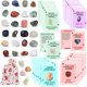 thumbnail image 5 of Tarjeta de piedra con forma de corazón TQEHS 28/24 piezas para niños obsequios para fiestas de intercambio, 5 of 5