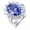 White Gold Plated, variant on Jewelry Vintage Blue Tanzanite Engagement Rings for Women 925 Sterling Silver 10x14mm 5.6 Ct Oval Cut Stones Size 7