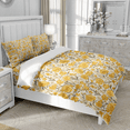 thumbnail image 3 of TeasBank Farmhouse Style Floral Bedding for Adult Full Size Duvet Cover Set Yellow Flower Comforter Cover Vintage Theme Room Decor 1 Quilt Cover with 2 Pillow Cases(No Comforter), 3 of 4