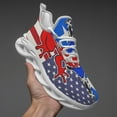 thumbnail image 3 of Puerto Rico USA Coqu Puerto Rican American flag Shoes Trail Running Shoe Non-Slip Breathable Comfortable Sneakers white Size 5, 3 of 7