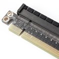 thumbnail image 4 of DQrwqpou Adaptador PCI-E 8X a PCI-E 16X Placa base escritorio PCIe 8X 16X Tarjeta vertical, 4 of 9
